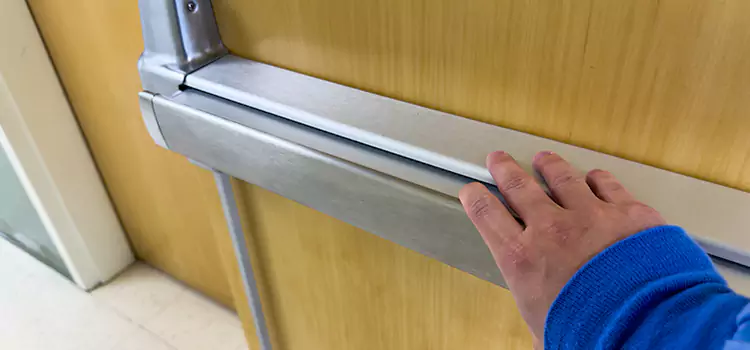 Installing a Push Bar on a Door Tucson